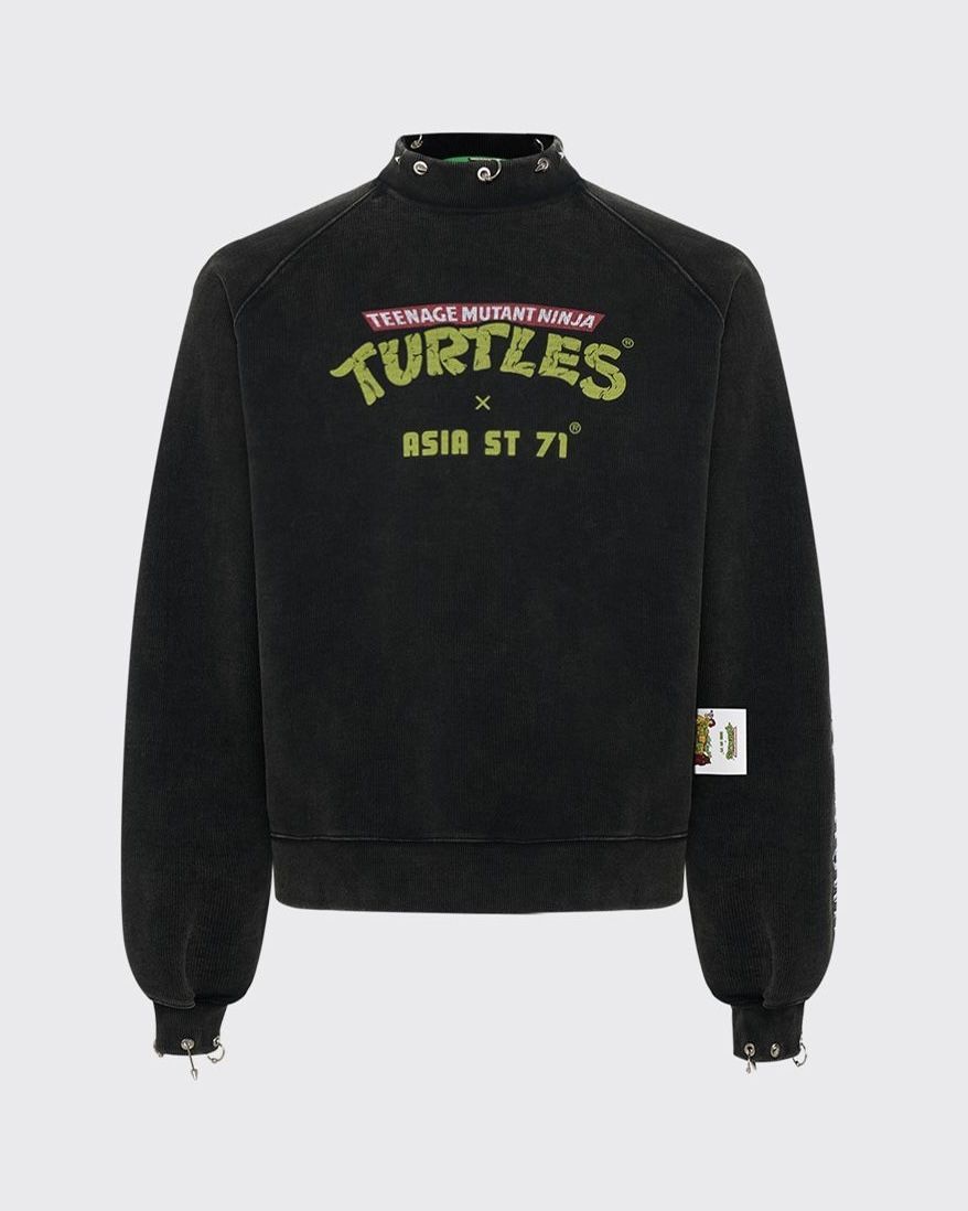 TURTLES СВИТШОТ PUNK TIME BLACK Ast71.trtls-swt-punk-black купить