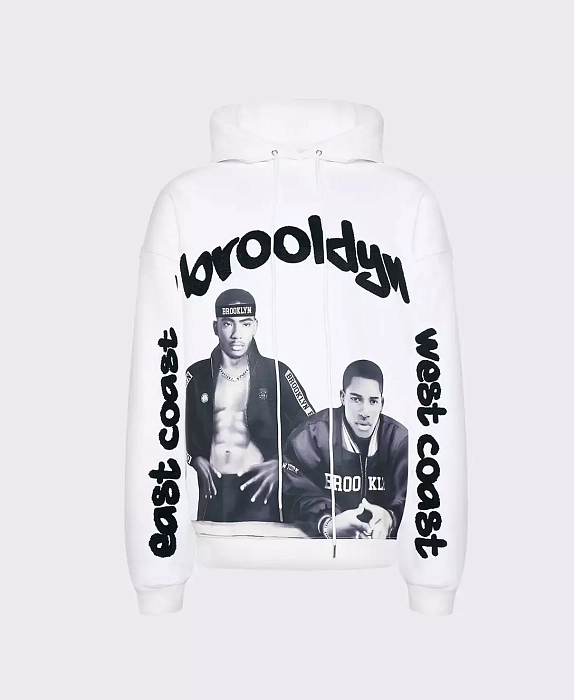 ХУДИ BROOKLYN BAND BLACK Ast71.brkln-hoodie-band купить в Москве
